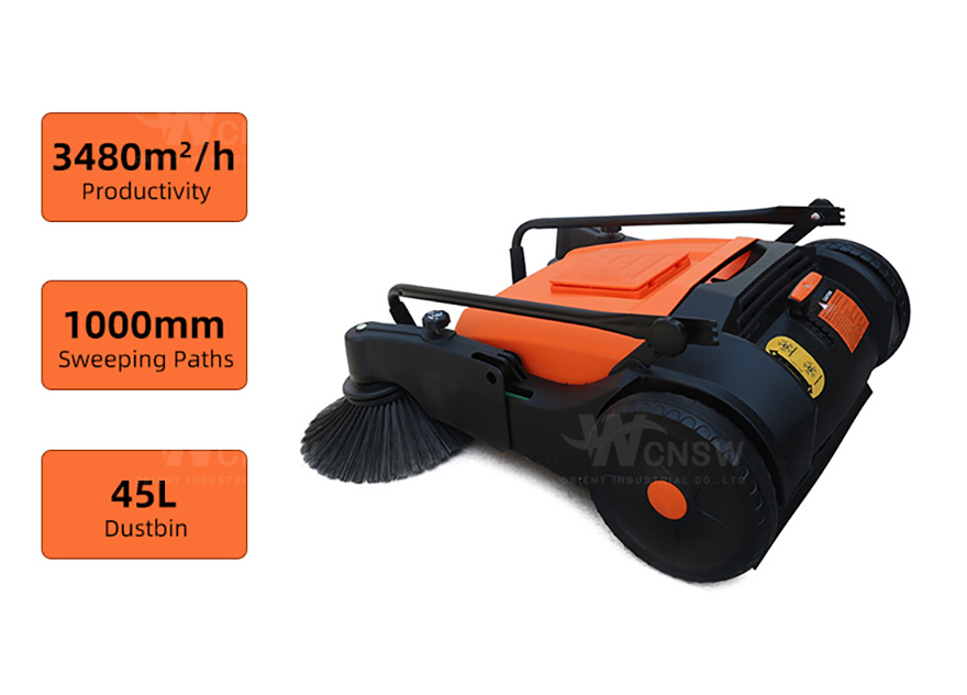 产品特点-MS92 manual vacuum sweeper
