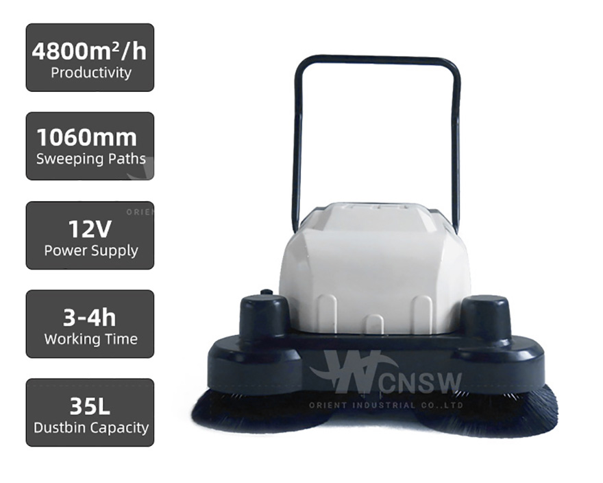 产品特点-P1060 push floor sweeper