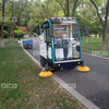 Enclosed cab Multi-purpose Discharging Heavy Duty Workshop street road hard floor sweeper 