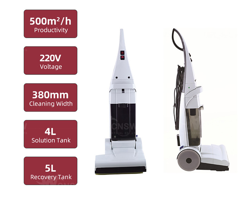 产品特点-GB380A concrete floor scrubbing machine