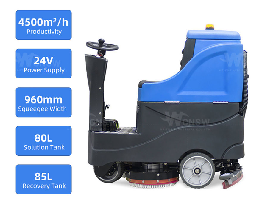 产品特点-V70 pavement scrubbing machine