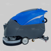 Hand-Push Double Brushes Floor Scrubber Machine with Battery Power
