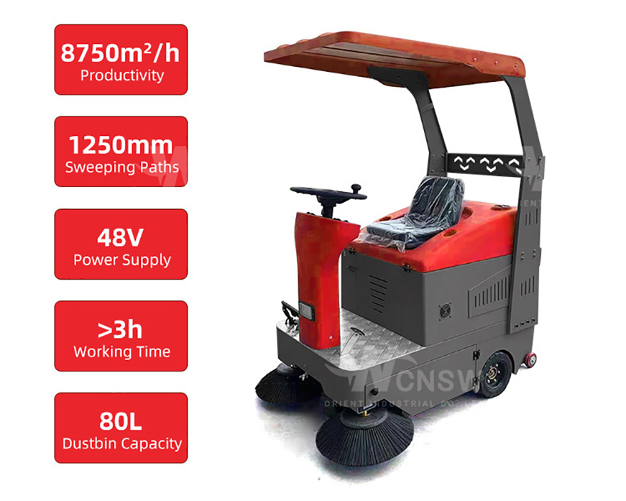 产品特点-C1250-Q street floor sweeping machine