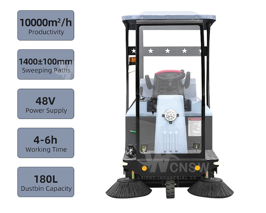 产品特点-C200H-LN concrete floor sweeper