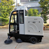 Fully Enclosed Cab Electric Street Cleaning Machine Vacuum Road Sweeper Truck