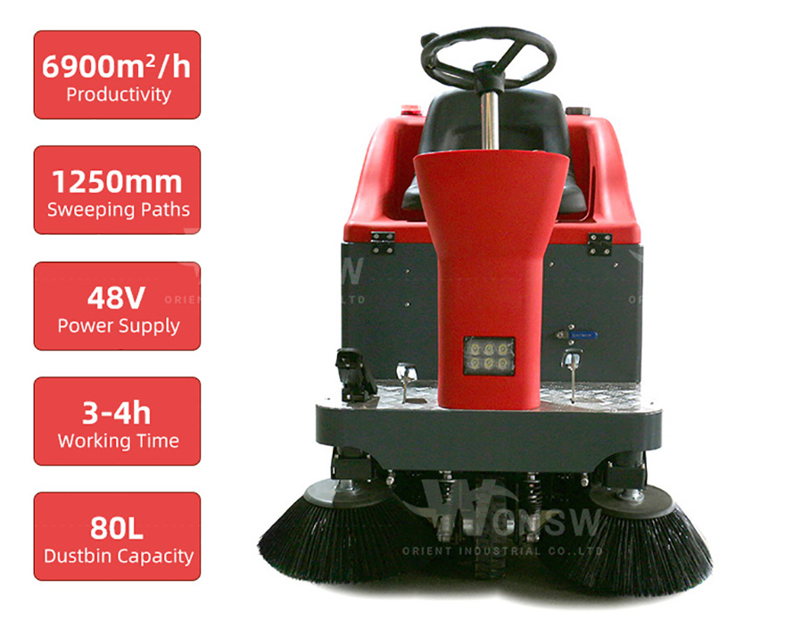 产品特点-C1250 mechanical road sweeper 