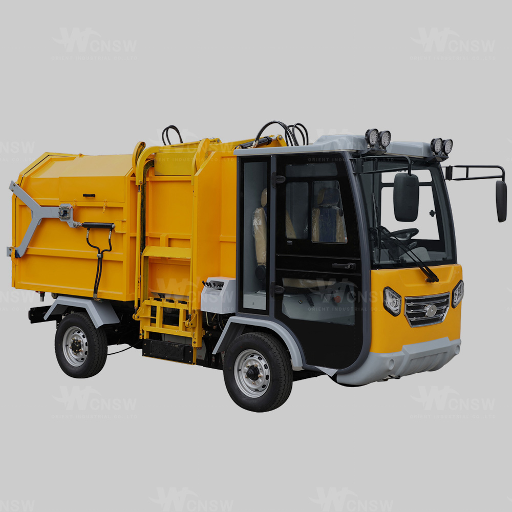 Battery Use Side Load Garbage Vehicle 