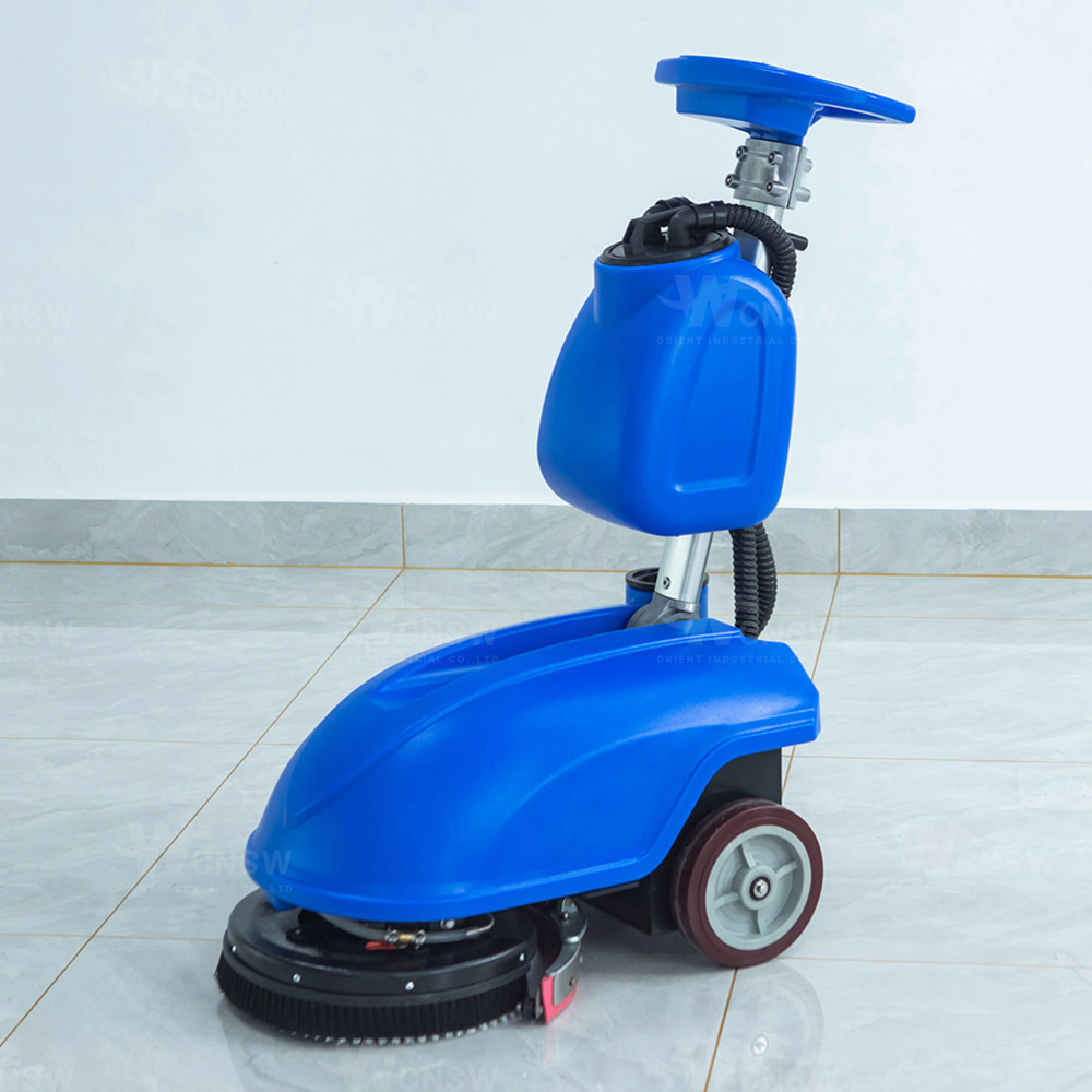 Hand-Push Foldable samll area cleaning scrubber Machine