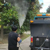 High Pressure Industrial Fog Cannon Electric Road Sweeper Can Do Sterilization