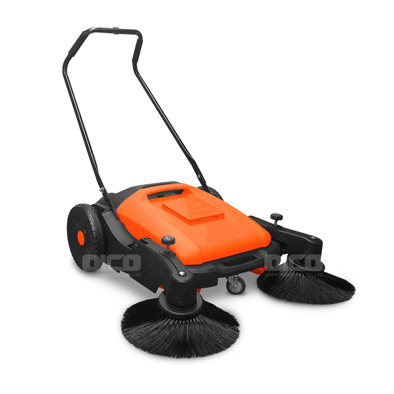 Walk-behind Outdoor Industrial Floor Cleaning Sweeper