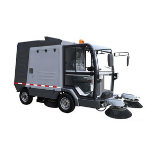 S2000 Heavy Duty Enclosed Cab Industrial Street Road Sweeper Truck