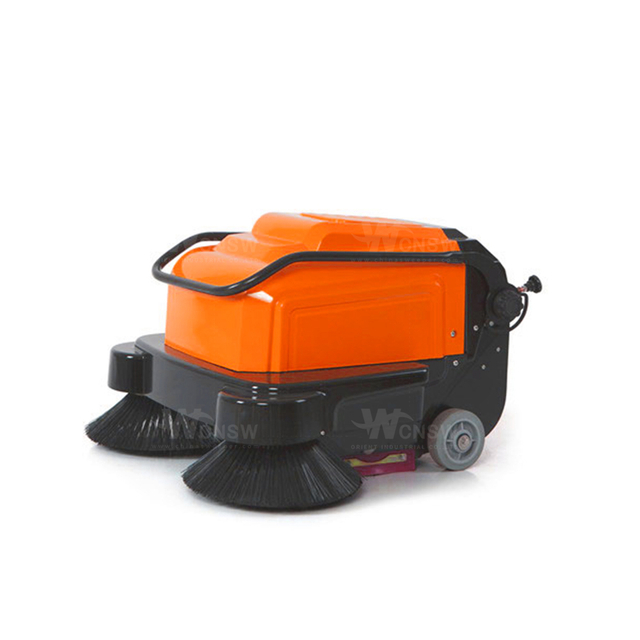 Hand Push Battery Use Folding Floor Sweeper