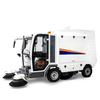 Heavy Duty Enclosed Cab Industrial Suck Street Workshop Vacuum Road Sweeper 