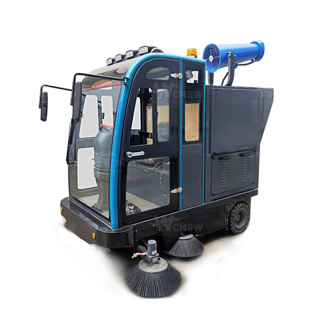 Industrial High Pressure Fog Cannon Road Sweeper Can Do Sterilization