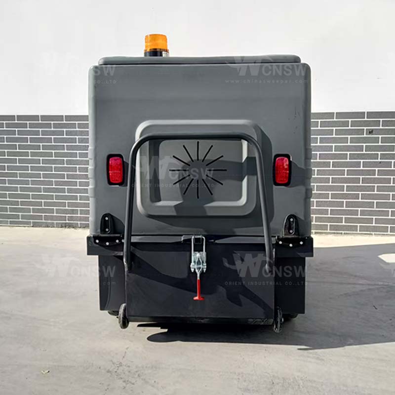 OR-C350 Grey Ride On Electric Power Outdoor Street Vacuum Sweeper 