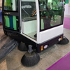 Professional Enclosed cab Leaves Collection Machine Cleaning Sweeper