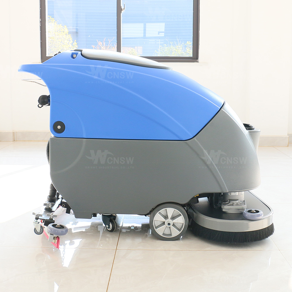 OR-V60 Double Brush Walk Behind Self-Propelled Scrubber for Shops Floor Cleaner Machine