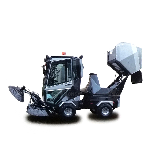 Industrial Diesel Use Driving Type Road Sweeper