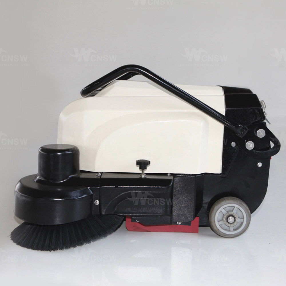 Walk Behind Electric Power Compact Heavy Duty Vacuum Street Floor Sweeper 