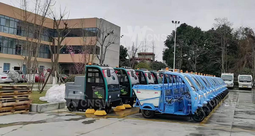 E800FB-LN mechanical sweeper truck