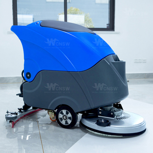 Industrial Walk Behind cement floor cleaning Floor Scrubber machine