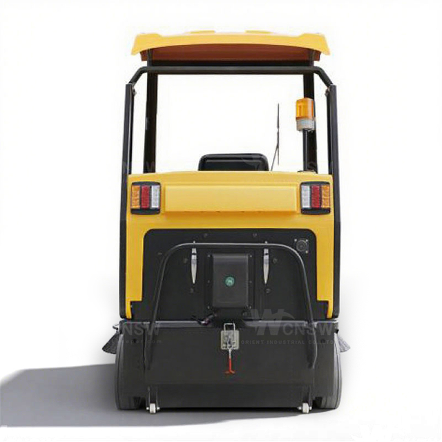 E800W 180L Dustbin Capacity Durable Dry And Wet Street Floor Sweeper