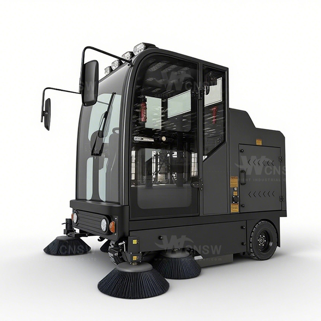 Electric sweeping airport vacuum runway sweeper Cleaning machines for floors Parking 