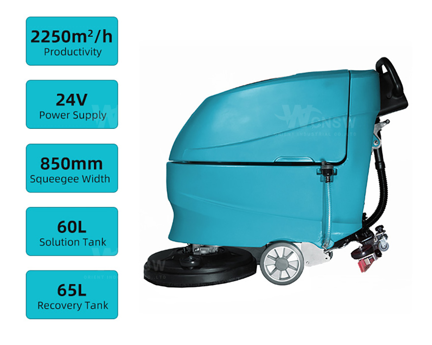 产品特点-V5-B floor cleaning scrubber machine