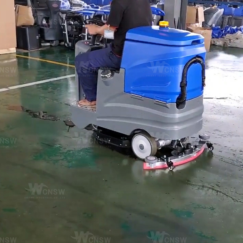 Hospital Electric Ride-on Floor Scrubber