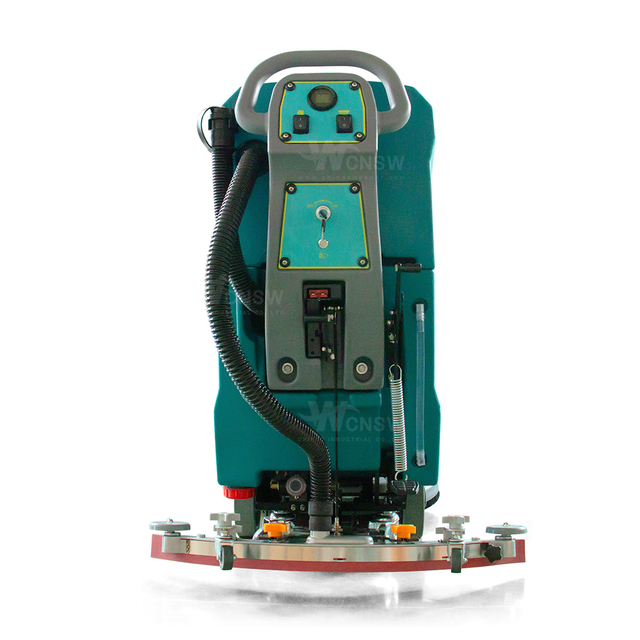 Industrial Walk Behind Cement Floor Cleaning Scrubber Machine