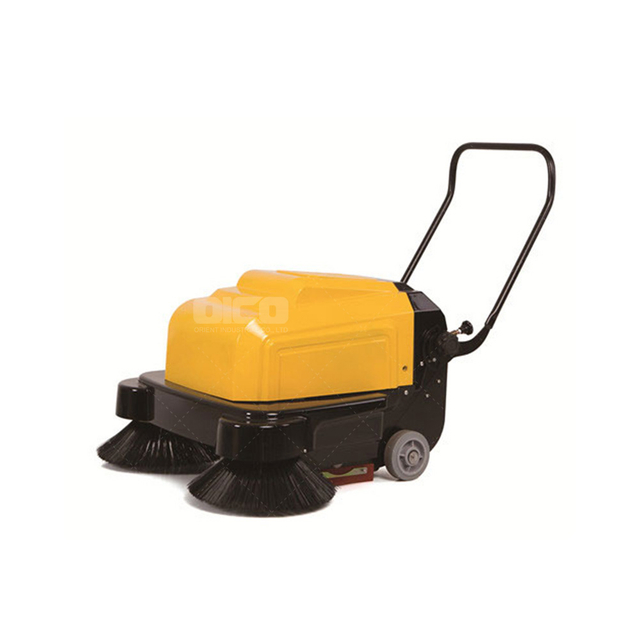 Hand Push Battery Use Folding Floor Sweeper