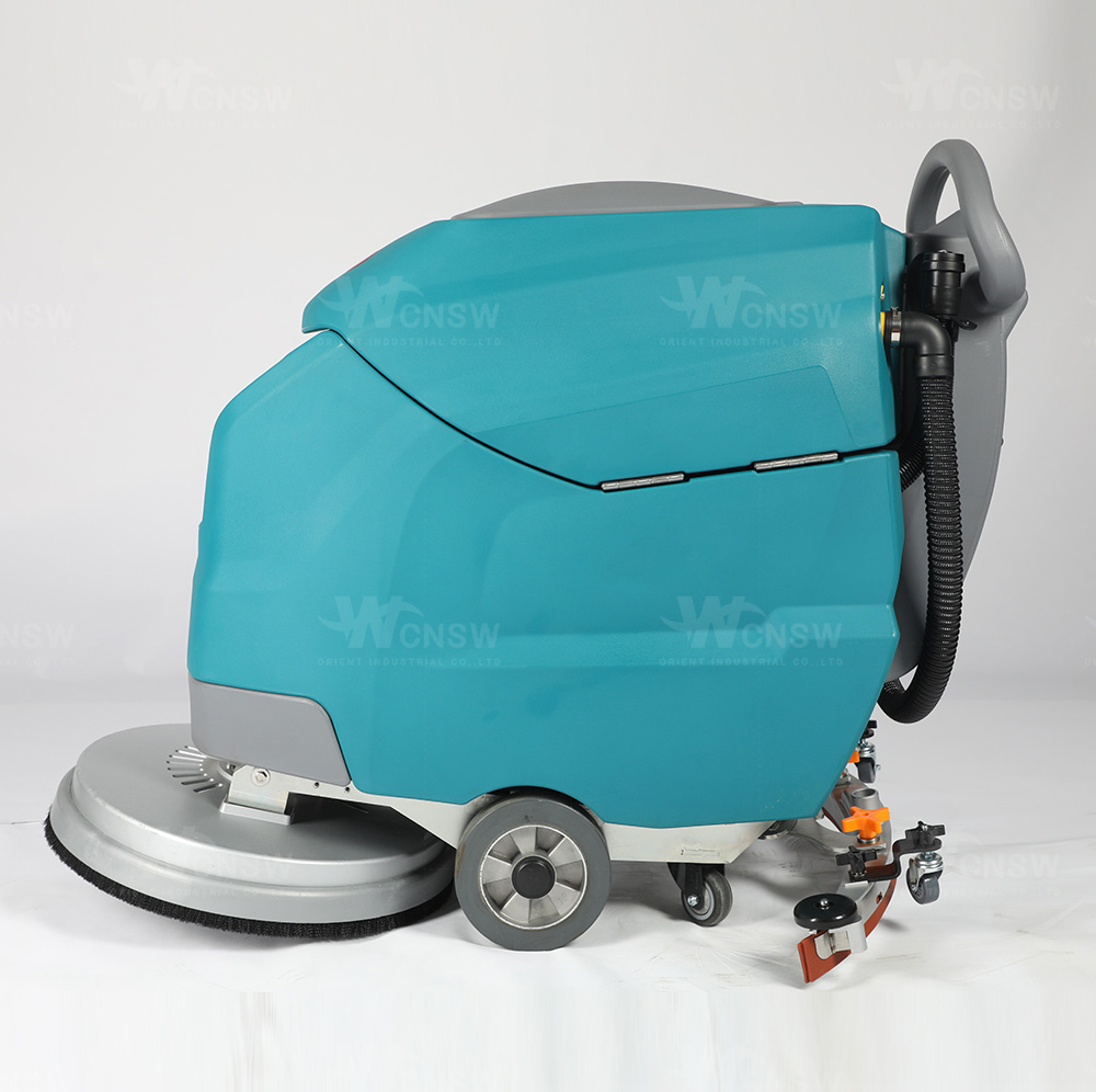 Cheap Cost Battery Use Hand Push Floor Scrubber