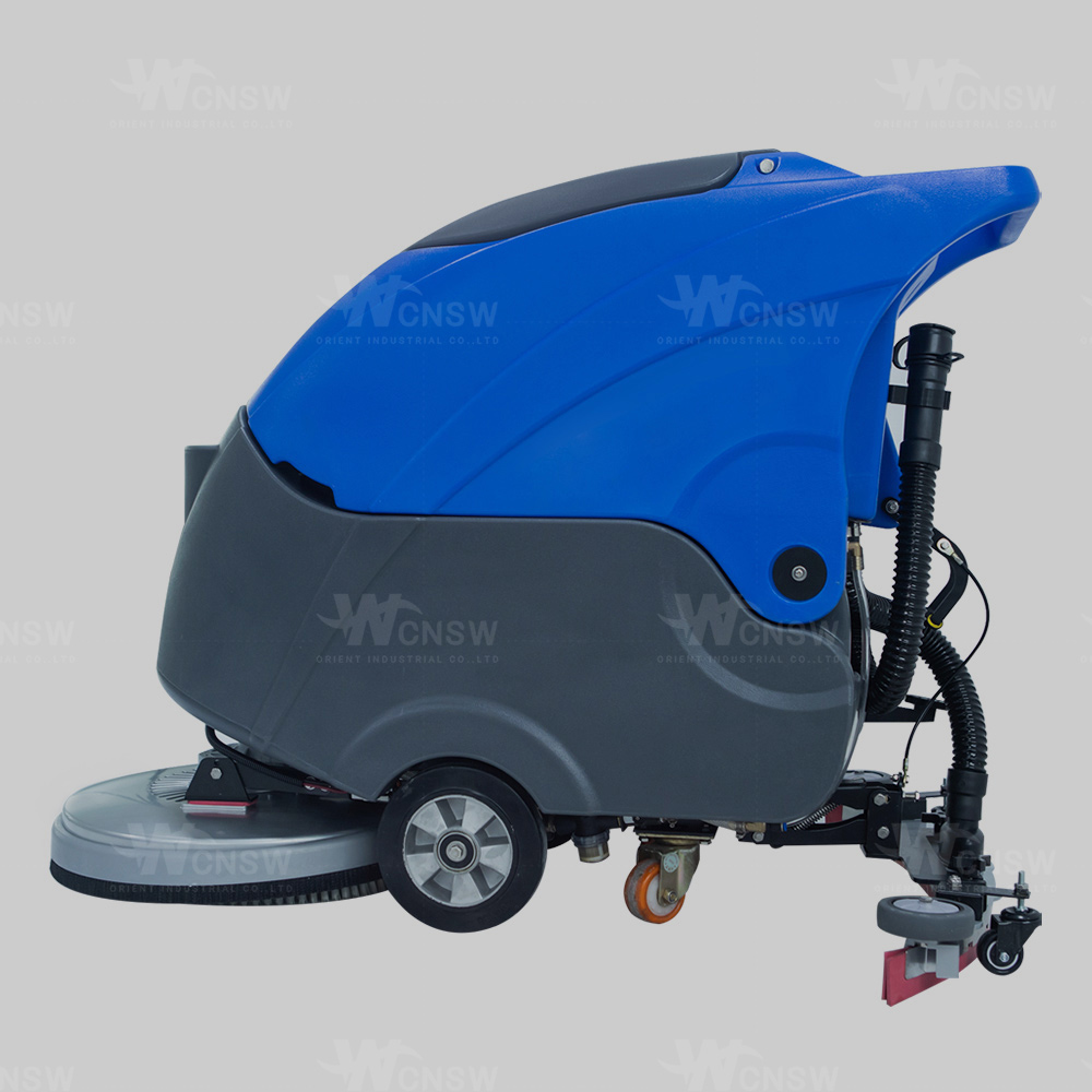 Commercial use hand push battery use floor scrubber floor Washing Machine