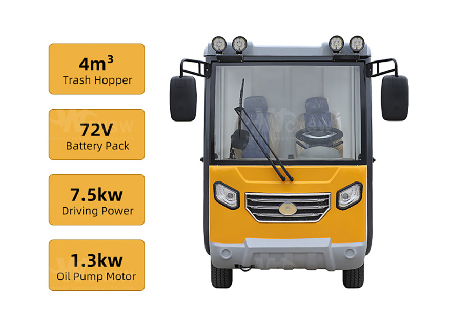 产品特点-H92 garbage transportation truck