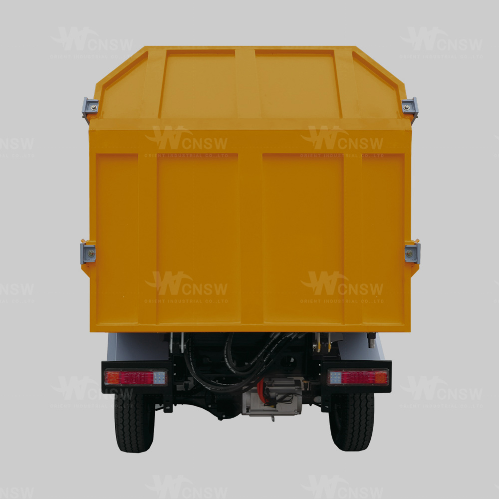 High Power Battery Use Side Load Waste Collection Vehicle