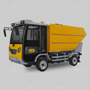 Energy saving battery use Rear Side Garbage Collection Vehicle