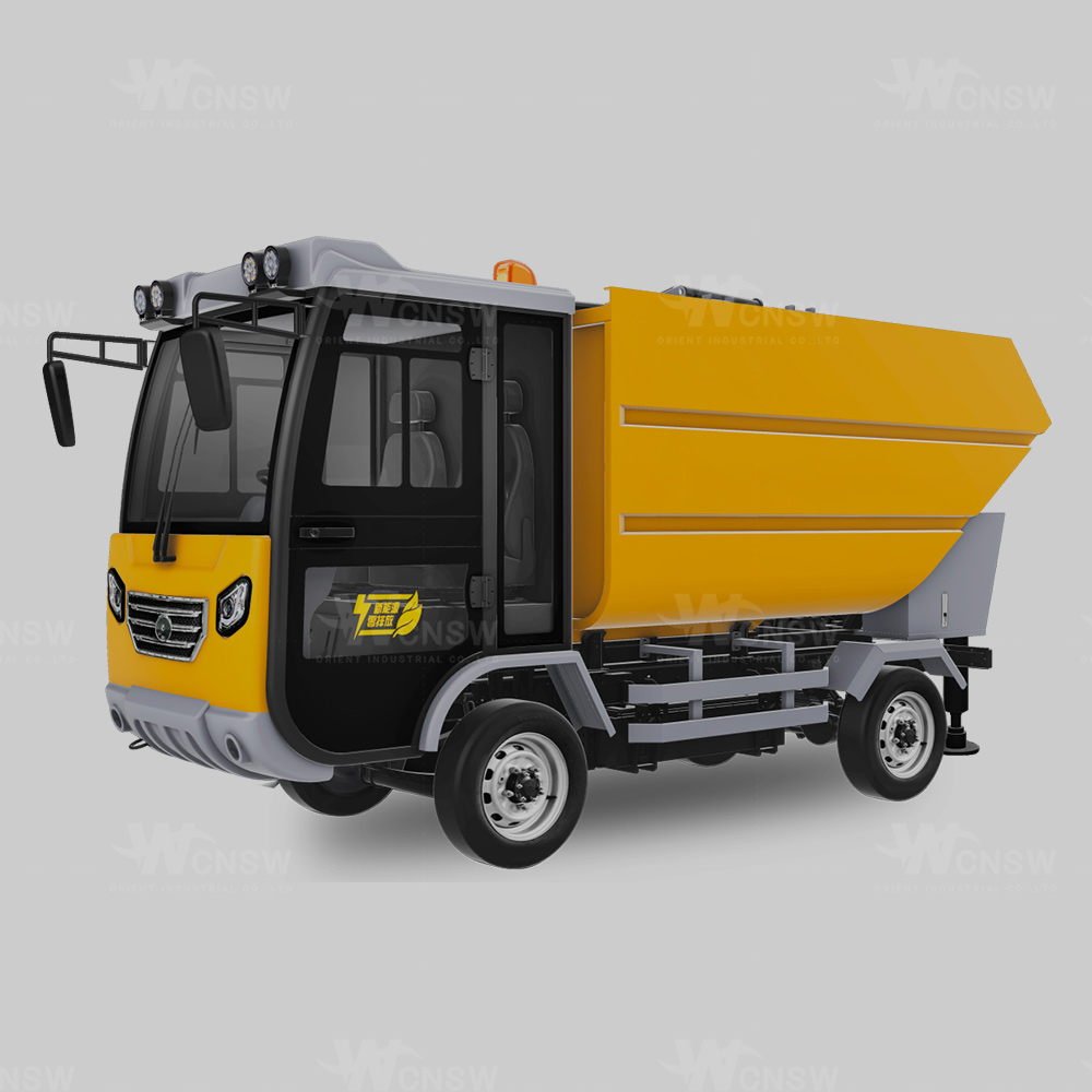 Rear Side Waste Collection Vehicle with Battery Power