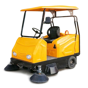 Heavy Power Driving Airport Use Dry And Wet Cleaning Road Sweeper