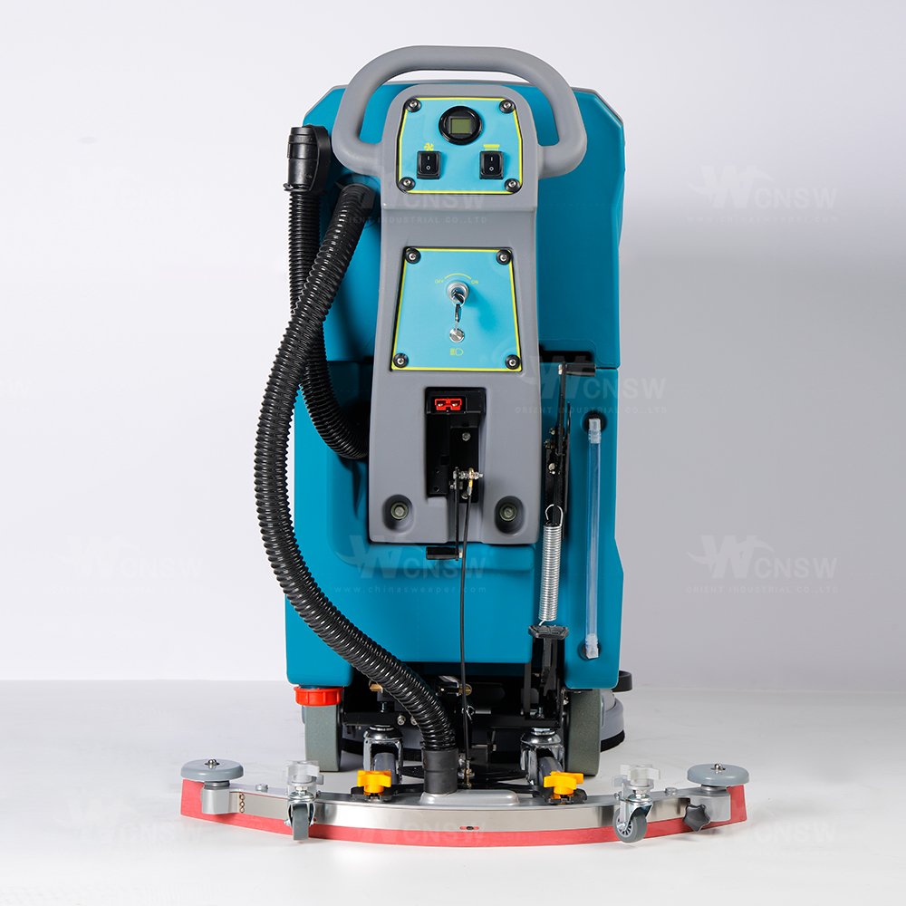 Full Auto Push-type Single Brush Wood Floor Scrubber
