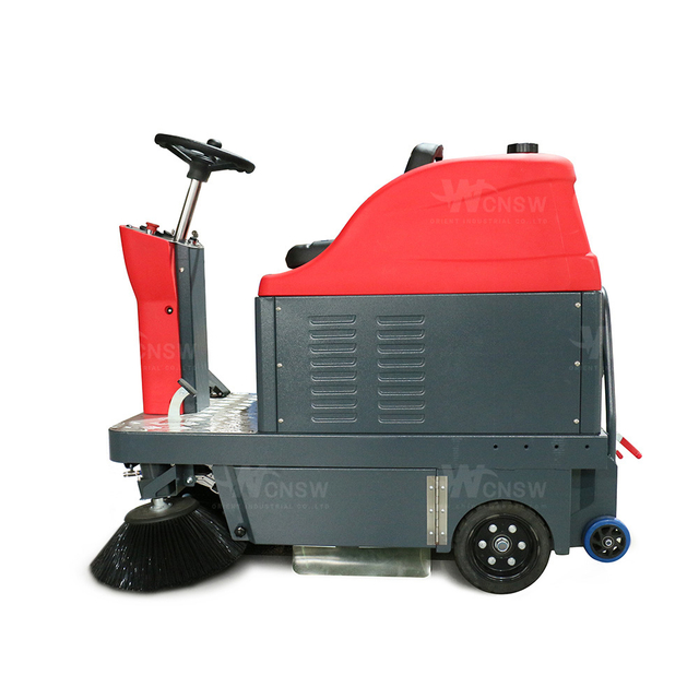 Ride on Electric Warehouse Outdoor Street Sweeping Vacuum Road Sweeper Truck 
