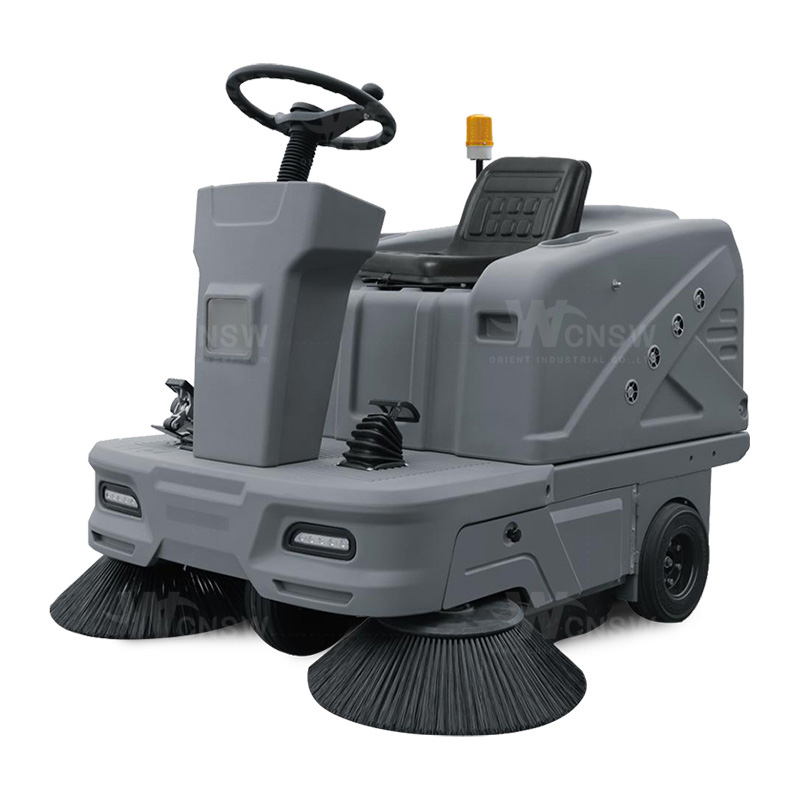 Driveway Vacuum Electric Automatic Parking Garage Hard Floor Sweeper 