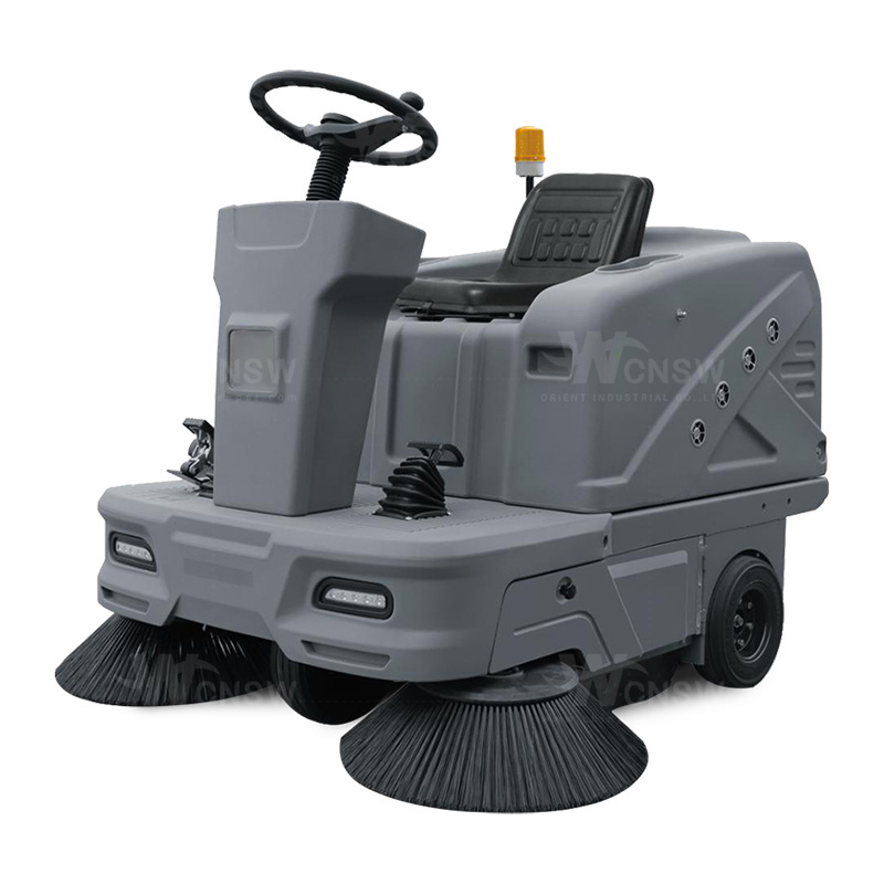 Heavy Duty Recharge Electric Dry And Wet Hotel Street Mechanical Road Sweeper 