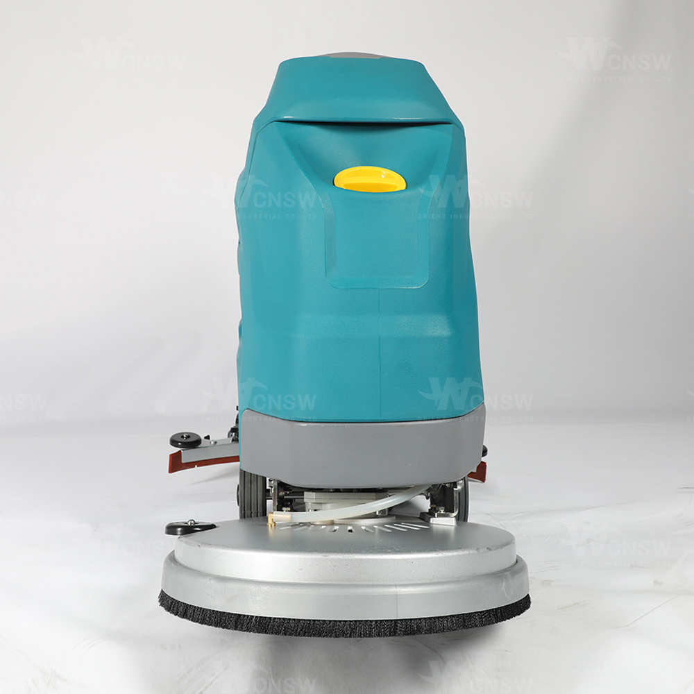 Battery use hand push cheap cost Floor Scrubber