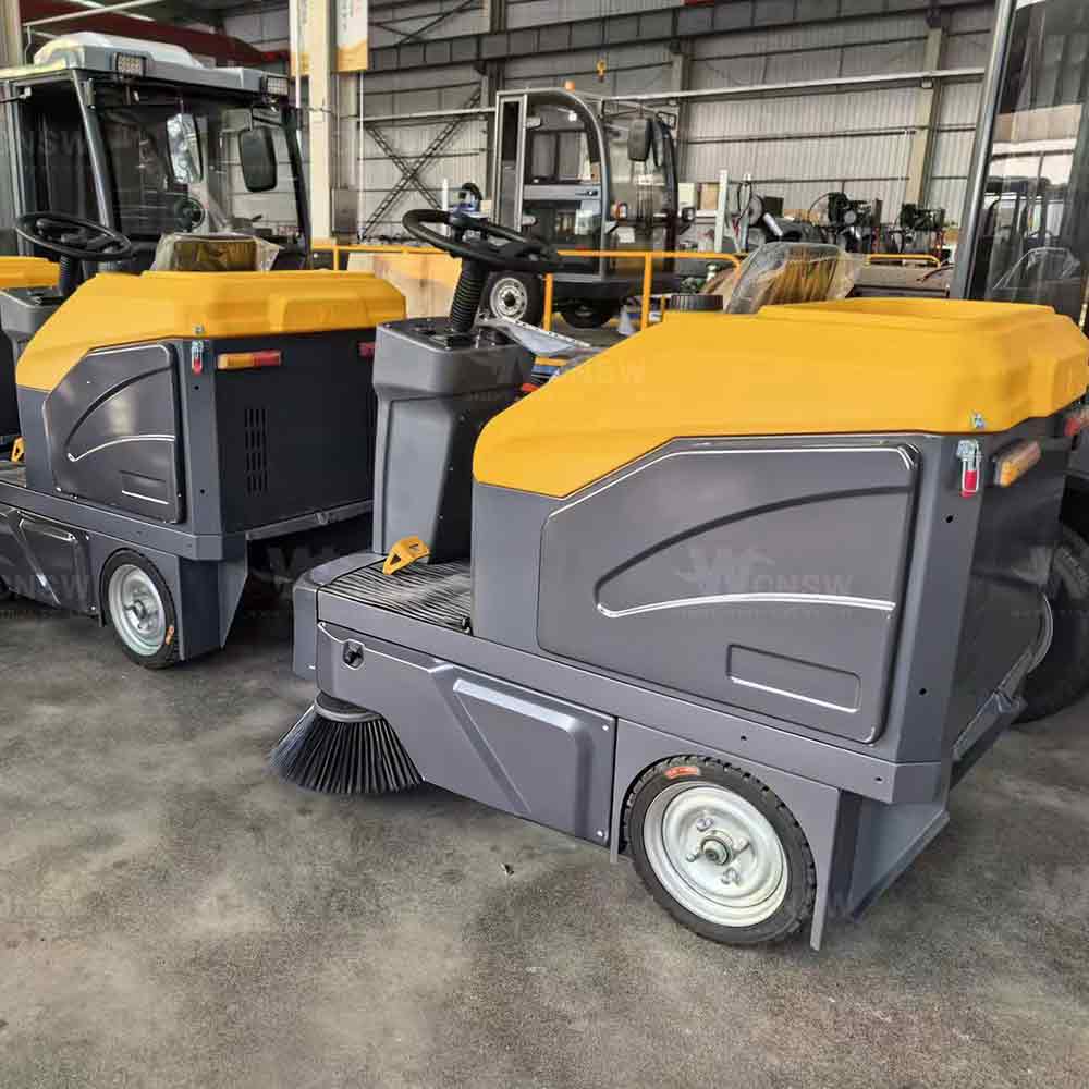 OR-C150 Automatic Parking Lot Dry And Wet Cleaning Machine Floor Sweeper