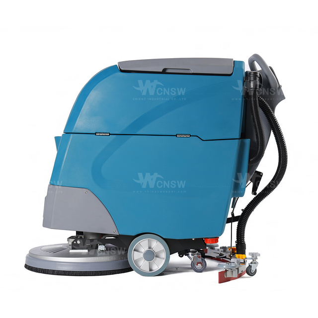 Full Auto Push-type Single Brush Wood Floor Scrubber