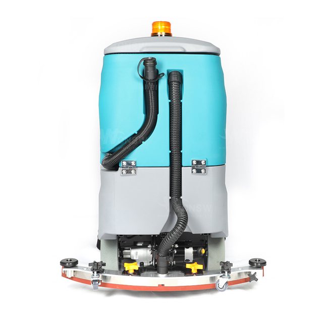 epoxy floor cleaning machine battery floor scrubber