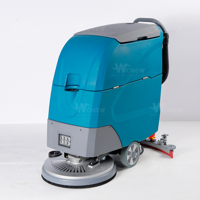 Full Auto Push-type Single Brush Wood Floor Scrubber