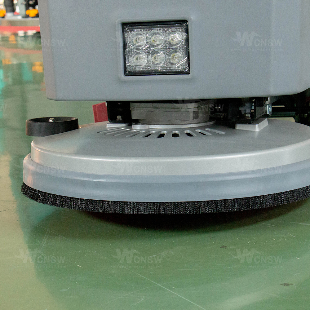 Industrial Walk Behind Cement Floor Cleaning Scrubber Machine