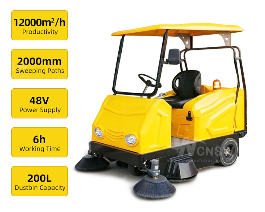 产品特点-E8006mini street sweeping machine 