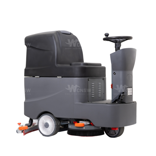 Ride on Battery Operated Cordless Burnishing Floor Scrubber Machine